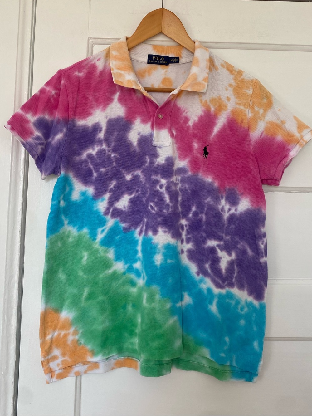Polo Ralph Lauren Multicolor Tie-Dye Short-Sleeve Polo Shirt